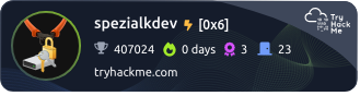 My Try Hack me Account